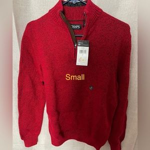 Red chaps sweater
